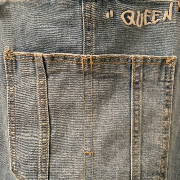 Take Pride X Target Denim Bib Overalls Shorts Gay Pride - Picture 5 of 8